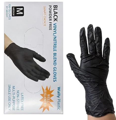 Qzdtue Gants de beauté - 100 Pièces Moufles Étanches,Lot de Gants de Coloration,Pour Voyage Domicile Studio Projets Coiffeurs Passionnés Et Maquilleurs