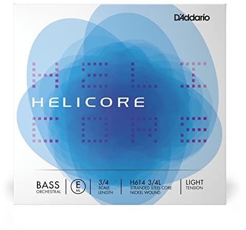 D'Addario Helicore H614 Orchestral Corde de Mi à tirant faible pour contrebasse 3/4