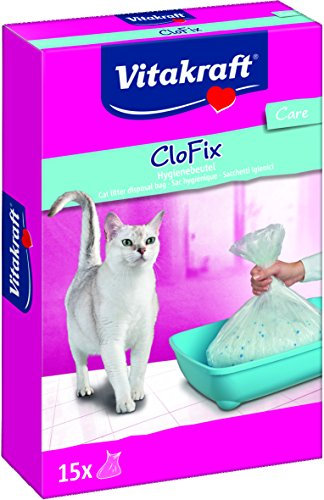 Vitakraft CloFix, Beutel für Katzentoilette, 15 Beutel