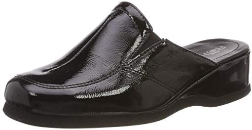Rohde Femme Mandal Pantoufles, Multicolore Noir laqué 91, 37.5 EU