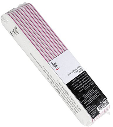 Lime blanche Peggy Sage 2 faces dures - 10 limes 122082