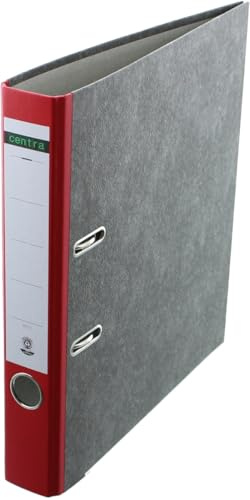 Centra Ordner A4 Wolkenmarmor 55mm rot
