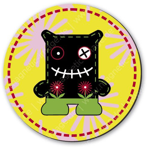 Magnet - Monster Schwarz