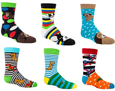 C&C KIDS Kinder Socken,6Pack,31/34,Wilde Tiere