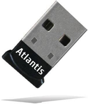 Atlantis Mini Classe-2 Adattatore Bluetooth, Nero