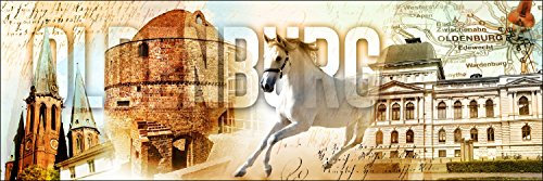 Pro-Art g1273e Wandbild Giclée 'Oldenburg' 150 x 48 cm