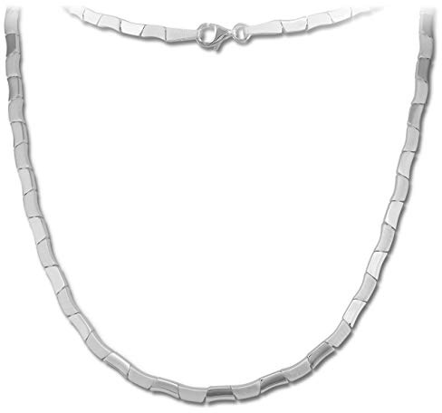 SilberDream Halsschmuck 45cm Collier Kette matt Design 925er Silber SDK427 Silber Collier