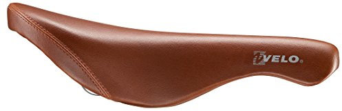 Schnittiger Singlespeed Sattel Kunstleder Braun