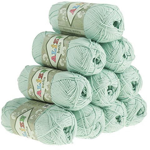 500g Baumwollstrickgarn ALIZE BELLA uni, Farbauswahl