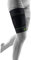 BAUERFEIND, 1 Paar Sport Kompressions-Oberschenkelbandage, Unisex, Rechts und Links tragbar, Für Ball- und Ausdauersportarten, Stärkung der Muskulatur, Gr. S kurz, Schwarz, 29345721700021