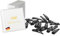 Haarallerliebst Haarspangen klein für Kinder & Damen – 20 Stück in schwarz (4 cm) inkl. Aufbewahrungsbox weiss – Ideal für dünnes & feines dunkles Haar