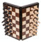 Square - Schach Schachspiel - MAGNETISCHE Classic LUX - Schachbrett aus Holz - 28 x 28 cm - Schachfiguren Magntic