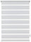 Deco Company Duo Klemmrollo, Doppelrollo, Rollo für Fenster ohne Bohren, Alle Montage-Teile inklusive, Polyester, 90 x 210 cm, Weiß