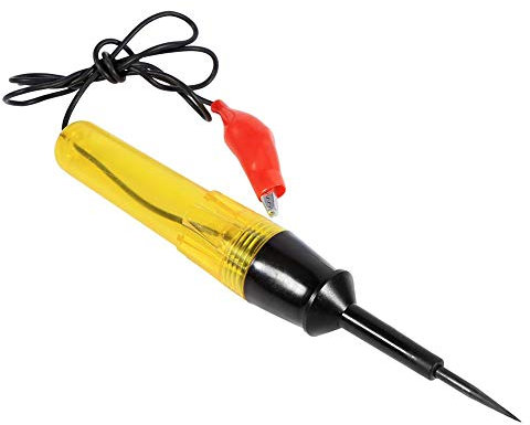 Probador del circuito eléctrico de 6V 12V 24V DC, probador del circuito del voltaje del coche y del camión, pluma de la punta de prueba del voltio