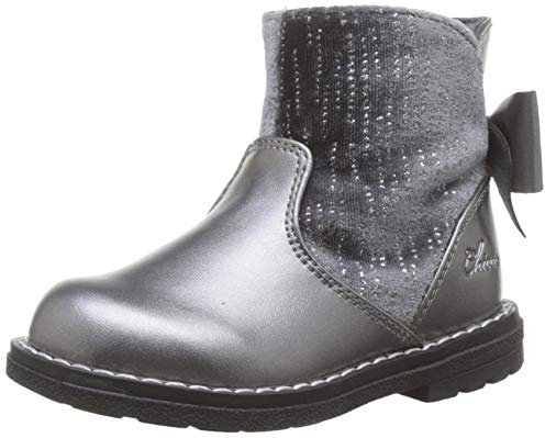 Chicco Tronchetto Corry Biker, Bambina, Grigio (Acciaio 080), 26 EU (8.5 Bambini UK)