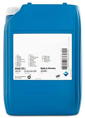 Aral 20 Liter Motoröl NFZ Turboral 15W-40, 20L A3 (9089100205)