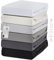 Exclusive Topper-Spannbettlaken | Bettlaken mit extra starkem Stoff 160 g/m² | Ideal für Boxspringbetten und Topper | OEKO-TEX® MADE IN GREEN | Topper 10cm Steghöhe | 140-160x200 cm - Navy