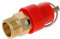 Othmro Safety Valve Air Compressor Pressure Relief Valve, 12.5mm Male, Red Hat, 1Pack