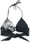 Rock Rebel by EMP Damen schwarzes Triangel Bikini Oberteil mit Totenkopf-Print S
