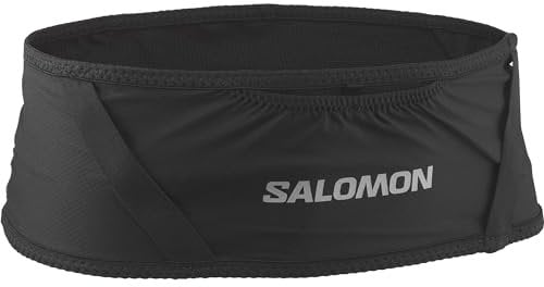 Salomon Pulse Unisex-Gürtel, Eng anliegende Passform, Funktionalität, Vielseitigkeit, Schwarz, S