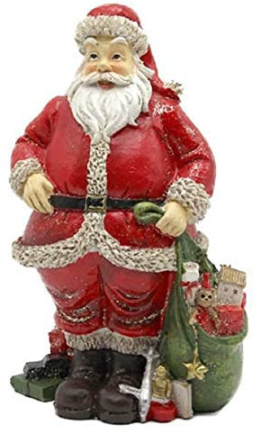 Puppenhaus Weihnachtsmann mit Spielzeugsack Weihnachtsmann Figur Miniatur 1:12