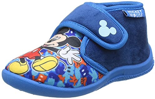 Chicco, Pantofola casa e asilo (2), Unisex niños, Azul (3), 27 EU, Diseñado en Italia