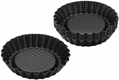 LA CASA DI EVA STAMPINI 12 CROSTATINE DIAM. CM. 10, ANTIADERENTI, MADE IN ITALY (10, 10)