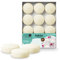Bolsius - Maxi Candele Galleggianti - Avorio - 12 Pezzi in Scatola - Ø 7,6 cm - Durata 8 ore - Senza Profumo - Cera di paraffina - Candela Galleggiante XL - Varie Occasioni