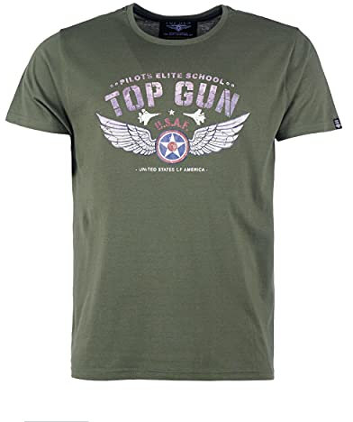 Top Gun Herren T-Shirt Tg20213027 Oliv,S