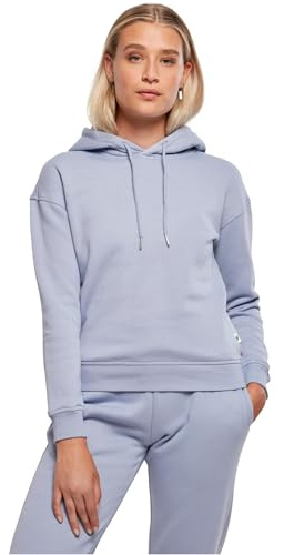 Urban Classics Women's Organic Hoodie Hooded Sweatshirt, Viola Blue, XXXXL