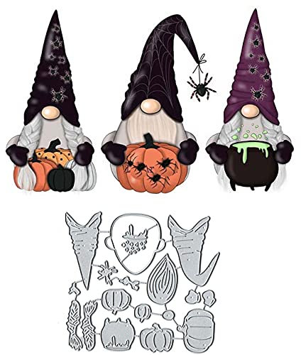 lilyshopingstore 3 Stück Halloween Kürbis Metall-Stanzformen, Halloween-Spinne, Geister, Weihnachtsmann, Weihnachtskarten, Stanzschablonen, DIY Scrapbooking, Album, Prägepapier, Festival-Karten