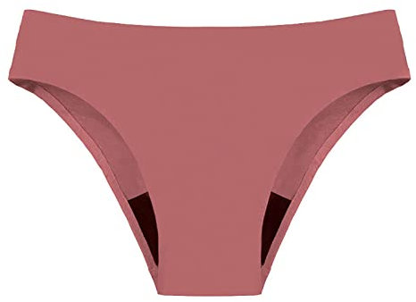 Teenager Mädchen Perioden Bikinihose-Damen Bikini Auslaufsichere Menstruations Badehose Periodenunterwäsche Saugstark Menstruation Unterhosen (as3, Alpha, s, Regular, Regular, Watermelon Red)