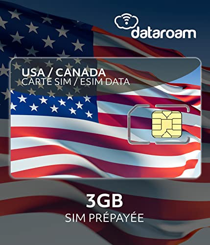 Prepaid SIM-Karte 3 GB USA – Kanada
