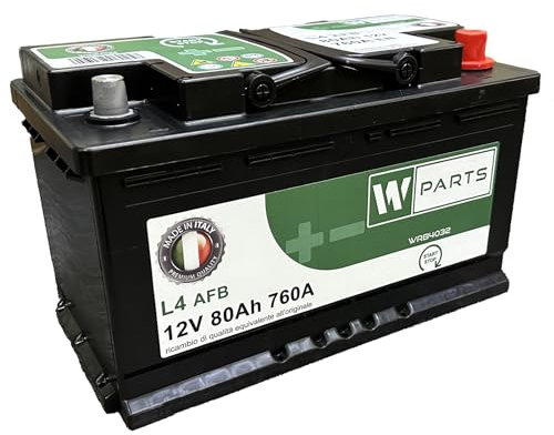 Batteria Auto 80 Ah AFB - 760A Spunto | Start&Stop | 315x175x190 | 80Ah | VR800