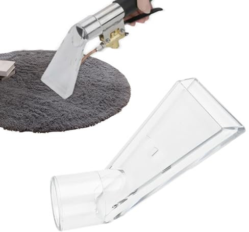 PUCHEN Teppichreinigungsextraktor - Universeller Vakuum-PVC-Extraktor mit sichtbarem Schlauch - Staubsaugeraufsätze für Teppich, Fliesen, Auto, Sofa, Matratze, Fensterritze