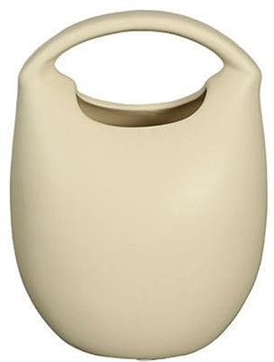 Wohnkultur Wohnzimmervasen Dekorative Korbart Keramikvase Ornamente Blumenarrangement Ware, Blumenvase Herzstück für TV-Schrank, Schlafzimmer, Hochzeiten, Büro (Farbe: Gelb B)