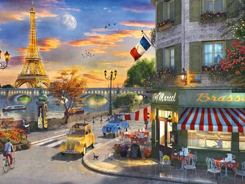 Ravensburger Puzzle 12000745 - Romantisches Paris - 1500 Teile Puzzle für Erwachsene und Kinder ab 14 Jahren