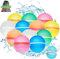 12 Stück Wiederverwendbare WasserballonsSelbstschließend, Wasserbomben Splash Bälle, Einfaches und schnelles Befüllen, Wasserspielzeug Pool Spielzeug Strandspielzeug für Sommer