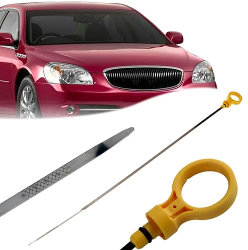 Covnikyer Engine Oil Level Dipstick Indicator Compatible with 2005-2009 Buick Lacrosse,2006-2008 Lucerne,1996-04 Regal,00-05 Impala,98-99 Lunima,98-99 Oldsmobile Intrigue, Replace Oil Dipstick 917-300