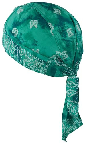 fashionchimp Zandana aus 100% Baumwolle, Bandana-Kopftuch, Bikertuch für Damen und Herren, Muster-Print (Opal-Batik) BAC226