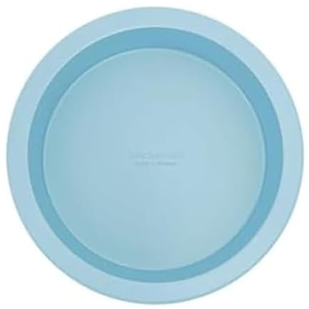 KitchenAid Teglia rotonda in acciaio alluminato antiaderente da 22,9 cm, lavabile in lavastoviglie, acqua minerale