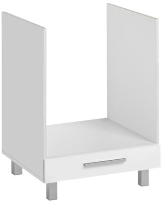 Deconation Meuble De Cuisine Pour Four Encastrable salma - Blanc - L 60 X H 81 Cm