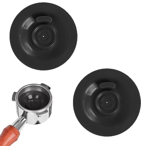 2PCS Cleaning Tablets Pads, Universal 54mm Silicone Handle Cleaning Pad Espresso Backflush Cleaning Disc, Backflush Tablet Compatible with Sage Breville Most of Espresso Machines