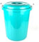 Multipurpose Plastic Drum With Lid & Handles - 32 Litre Storage, Organiser, Container, Cleaning | Plastic Bucket Bins & Lids with Sturdy Carry Metal Handle | Strong, Robust & Long Lasting
