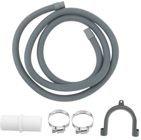 ANDRESLAD Washer Extender Drain Hose Washing Machine Drain Hose Replacement Dishwasher 2.5m