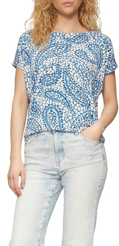 s.Oliver T-Shirt aus Viskosemix mit überschnittenen Schultern