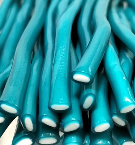 Krazy Kandi Blue Raspberry Pencil Sweets – 1.2kg Bulk Tub | Soft & Chewy Candy for Sweet Lovers | Perfect for Parties, Sharing & Gifting
