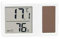 Große LCD Display In Indoor Desktop Thermometern Hygrometer Solar Power Temperatur Luftfeuchtigkeitsmessgerät Für Baby Room Home