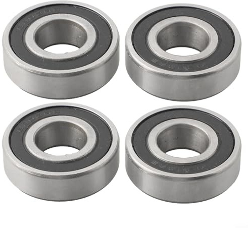 Zilimontt 4 Stück Ersatz-Kugellager (203) für Cade Traktor Spindelmodelle 741-0600, 941-0600, 741-0124 und 941-0124 – Qualität, schwarz, industrielle Leistung