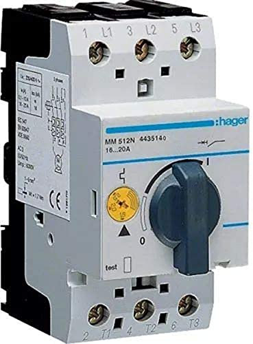 Hager mm512 N – guardamotor 6 kA 16 – 20 A